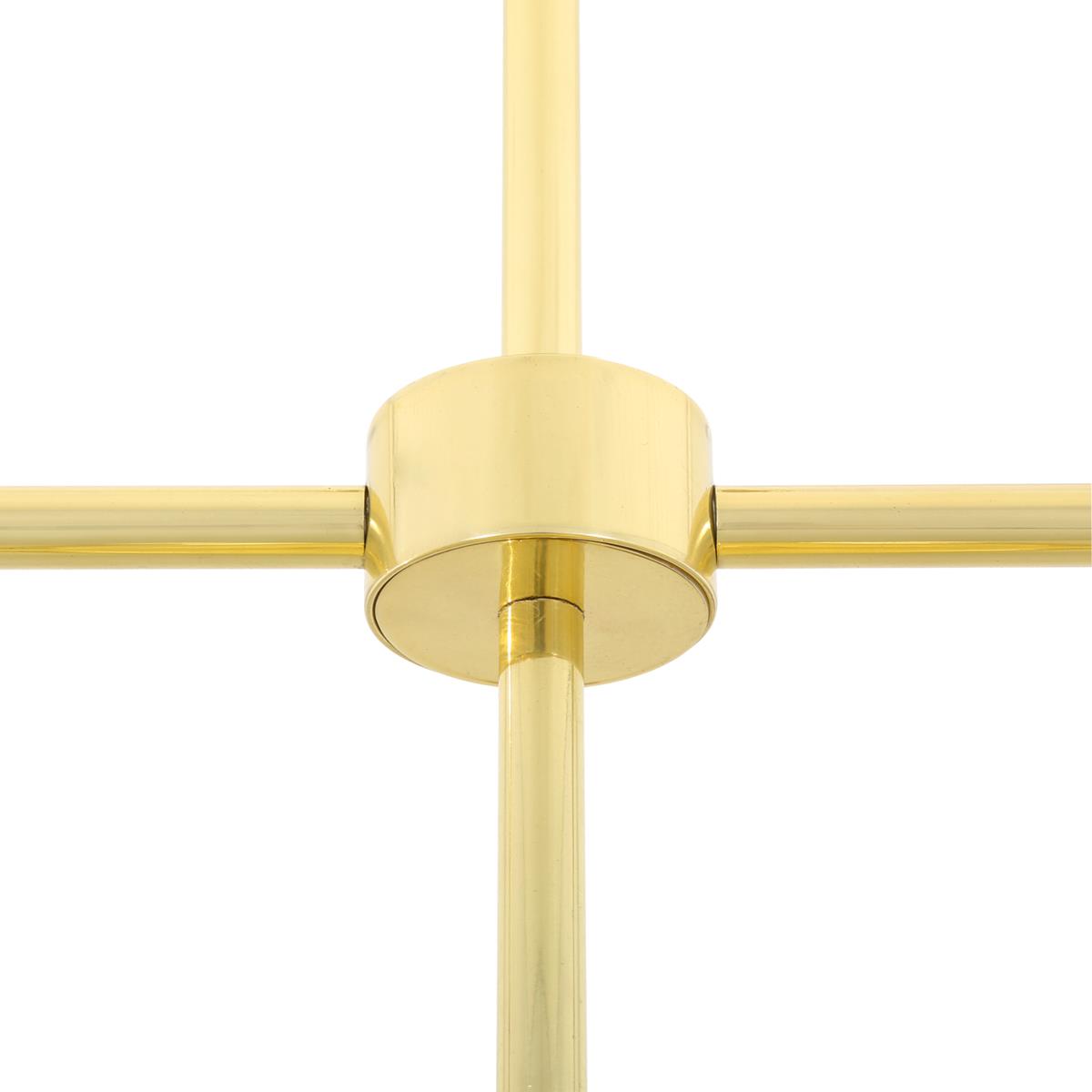 Georgia Vintage Brass Bar Pendant, Three Light - View 6