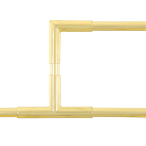 Georgia Vintage Brass Bar Pendant, Three Light - View 7