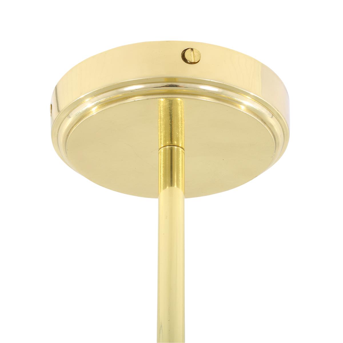 Georgia Vintage Brass Bar Pendant, Three Light - View 8