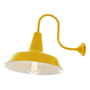 Hex factory industrial wall light - View 4