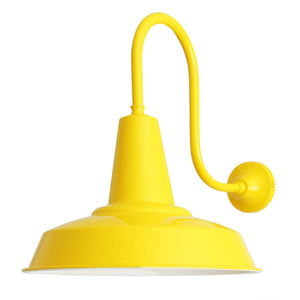 Hex factory industrial wall light - View 5