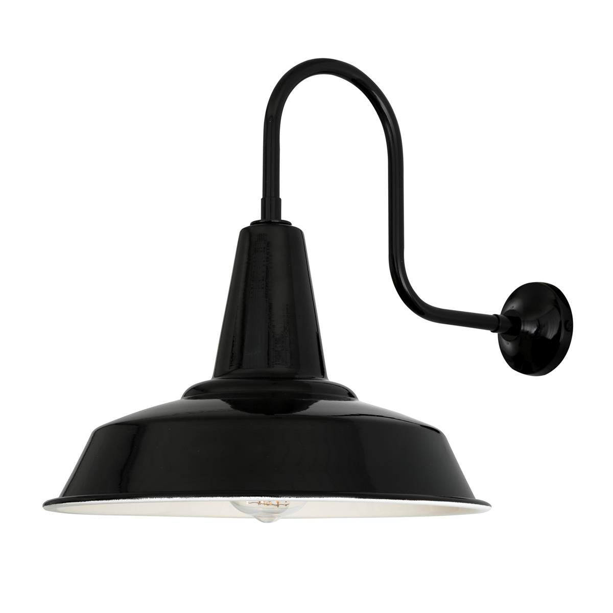 Hex factory industrial wall light - View 10