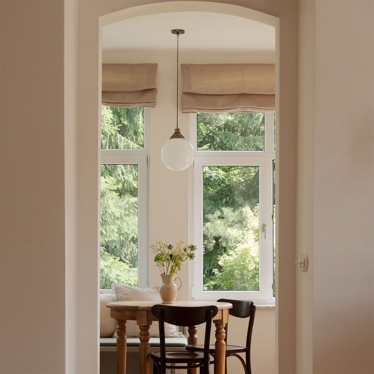 Gentry opal globe pendant light 25cm - View 15