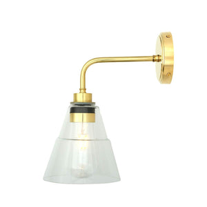 Kairi Modern Glass Bathroom Wall Light IP65 - View 4