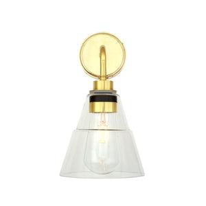 Kairi Modern Glass Bathroom Wall Light IP65 - View 3
