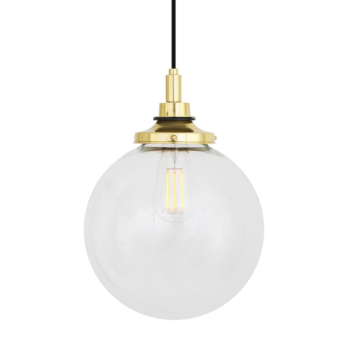 Laguna Globe Bathroom Pendant Light 25cm IP44 - View 2