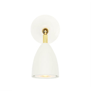 Lainio Brass Vintage Wall Spotlight 8cm IP20 - View 3