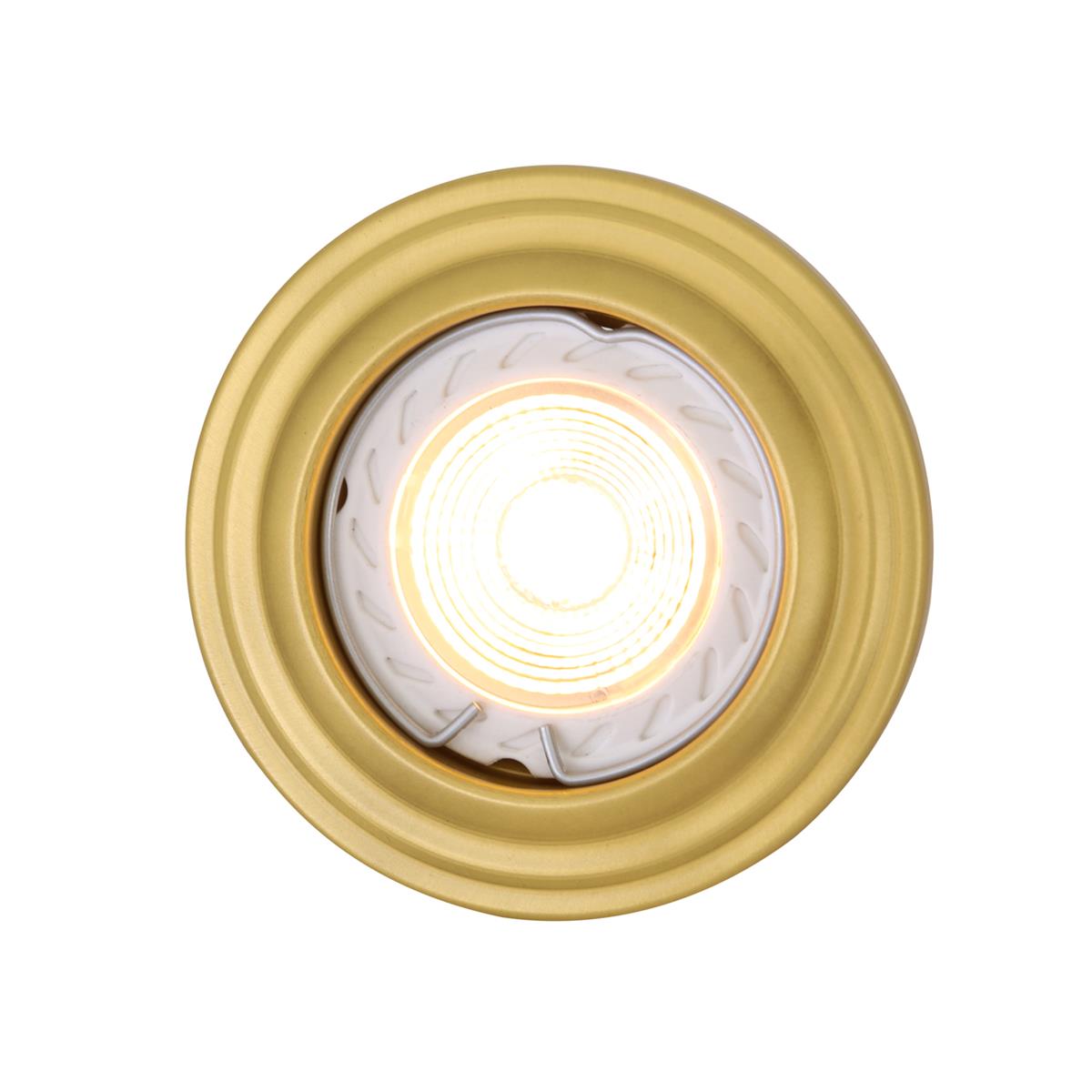 Lefkosia brass recessed spotlight 8cm - Main View