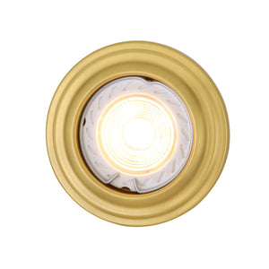 Lefkosia brass recessed spotlight 8cm - Main View