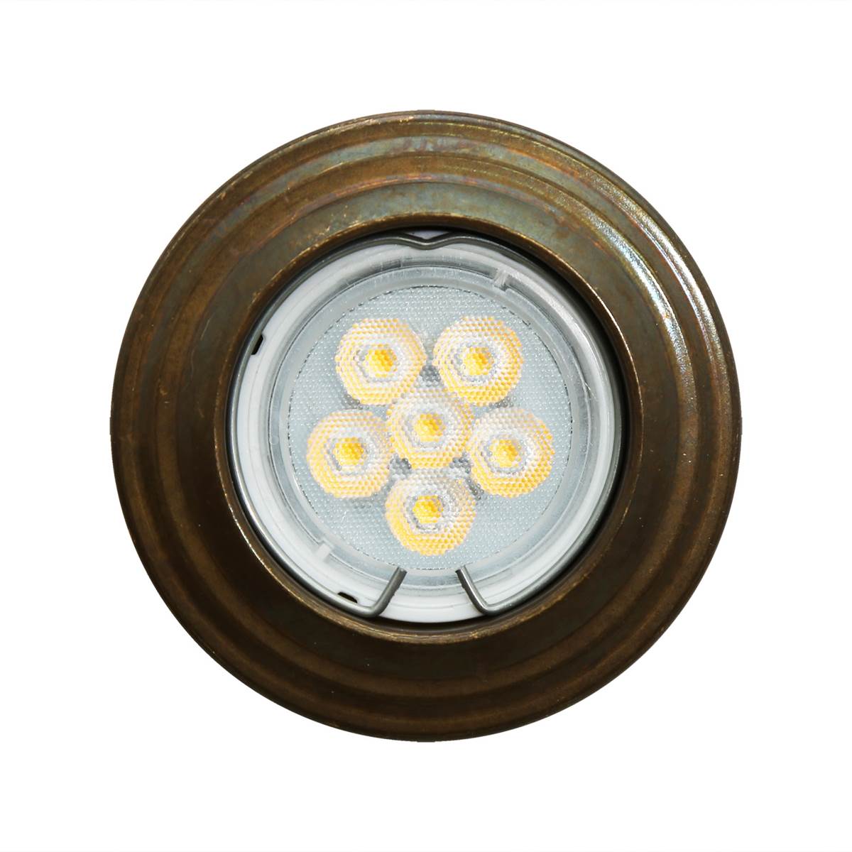Lefkosia brass recessed spotlight 8cm - View 2