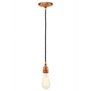 Lome Vintage Braided Pendant Light 8cm IP20 - View 5