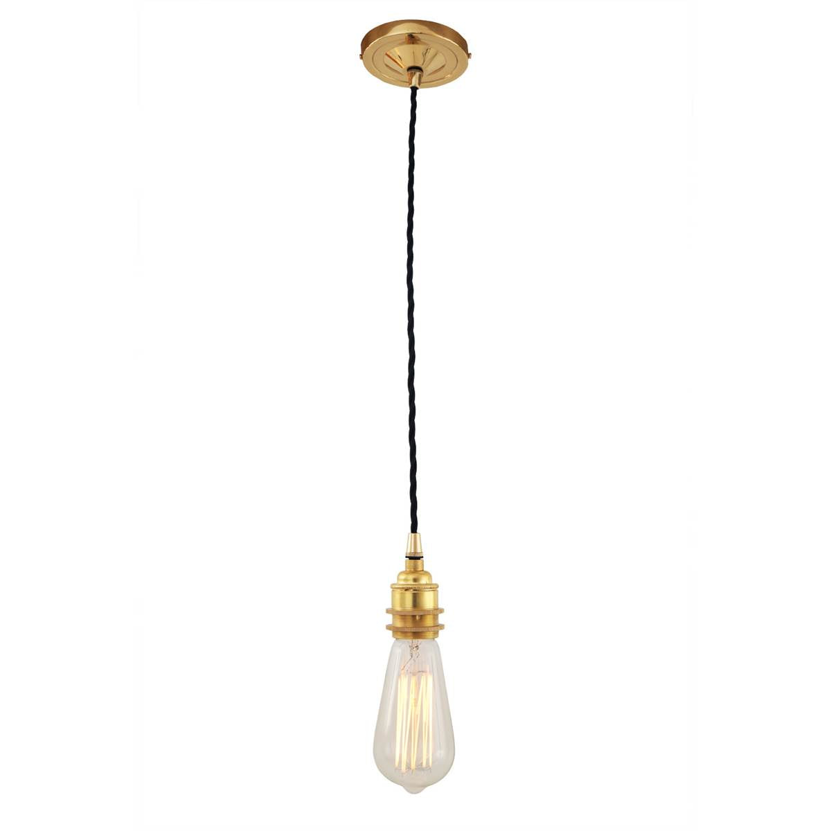 Lome Vintage Braided Pendant Light 8cm IP20 - View 3