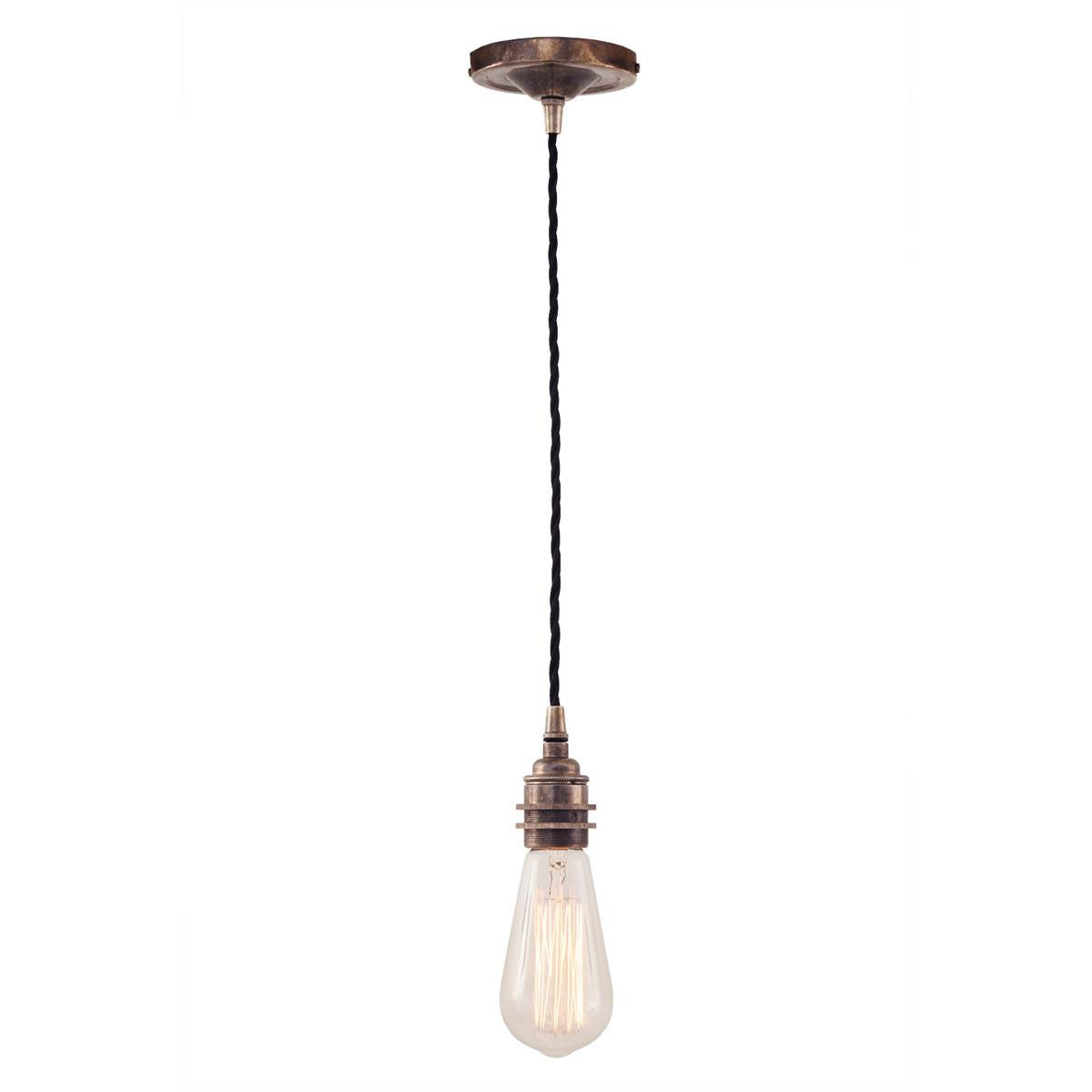 Lome Vintage Braided Pendant Light 8cm IP20 - View 2
