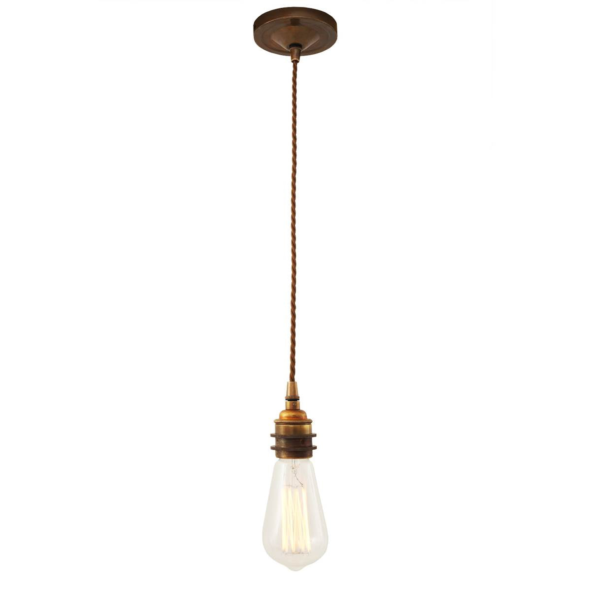 Lome Vintage Braided Pendant Light 8cm IP20 - Main View