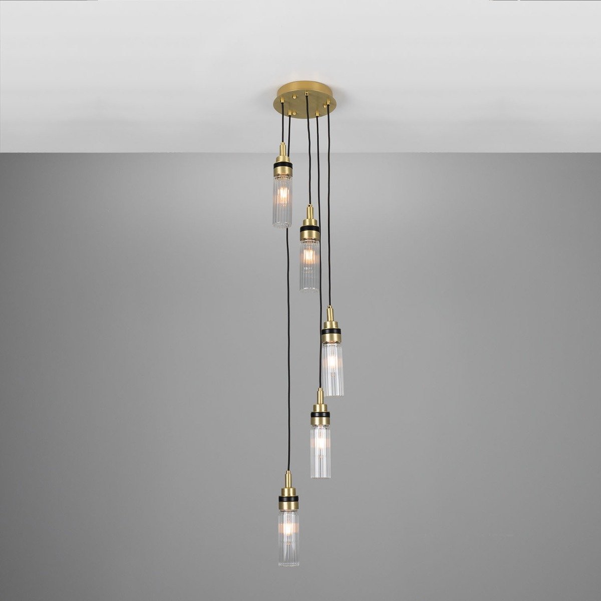 Seoul Bathroom Cluster Pendant IP65, 3-5 Light - View 36