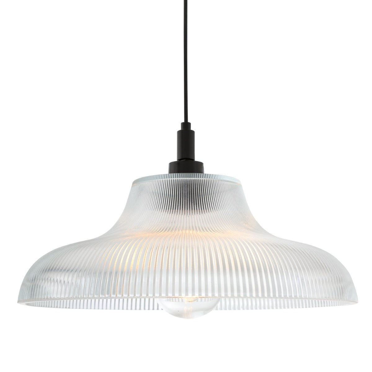 Aquarius Prismatic Glass Pendant Light 40cm IP65 - View 4
