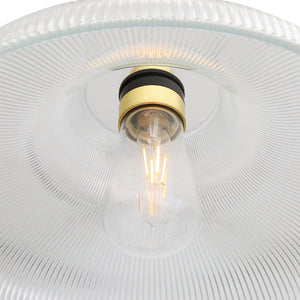 Aquarius Prismatic Glass Pendant Light 40cm IP65 - View 3
