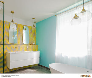 Laguna Globe Bathroom Pendant Light 25cm IP44 - View 3
