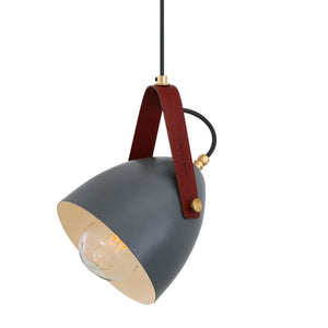 Lambeth Pendant with Rescued Fire-Hose Strap IP65 - Main View