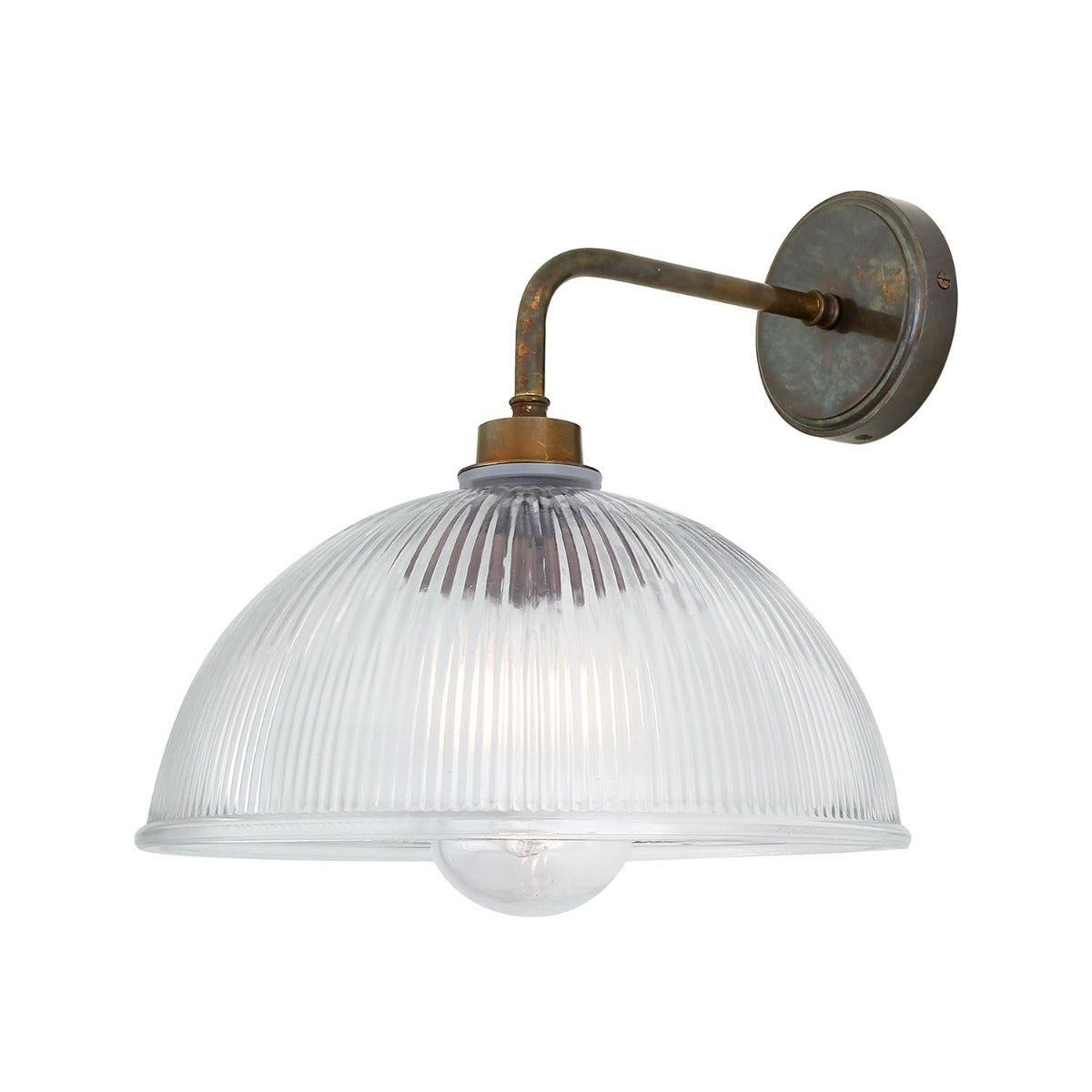 Maris Prismatic Glass Bathroom Wall Light IP65 - View 4