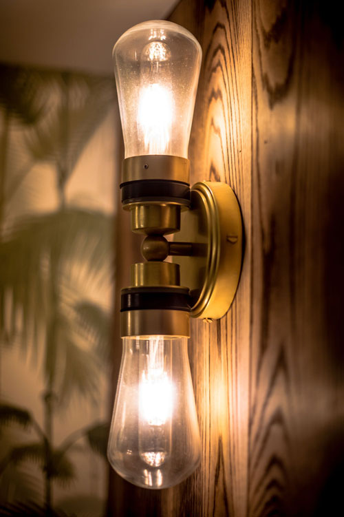 Ara Double Bathroom Wall Light IP65 - View 4