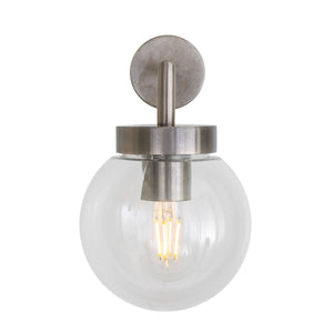 Jordan Small Globe Wall Light 27cm IP65 - View 2