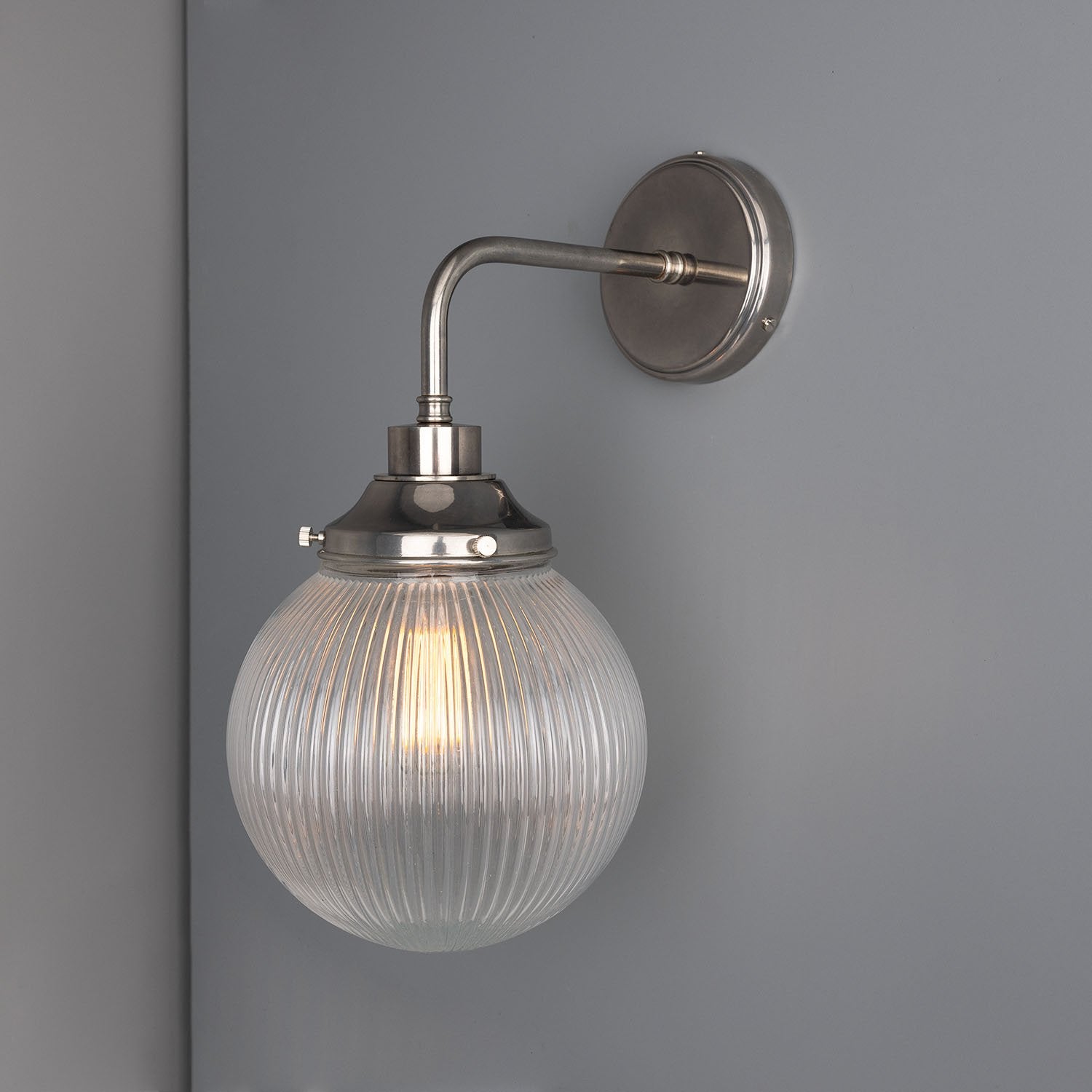 Stanley Prismatic Bathroom Wall Light 20cm IP44 - Main View
