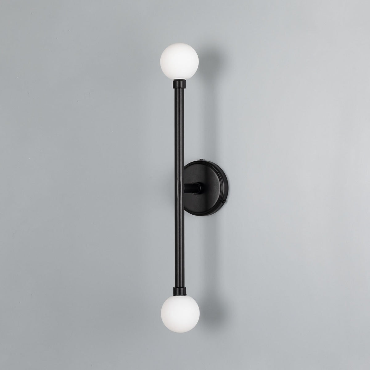 Monto Double Globe Slim Bathroom Wall Light 61cm IP44 - View 1