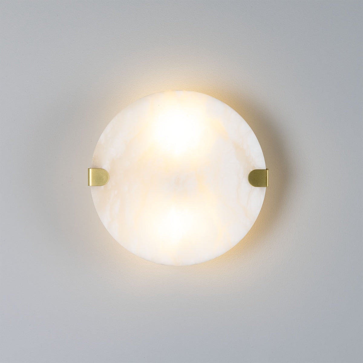 Dundee Circular Alabaster Wall Light - View 3
