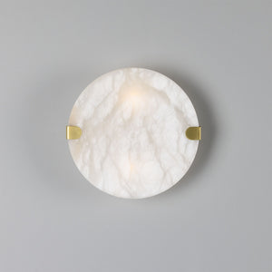 Dundee Circular Alabaster Wall Light - View 4