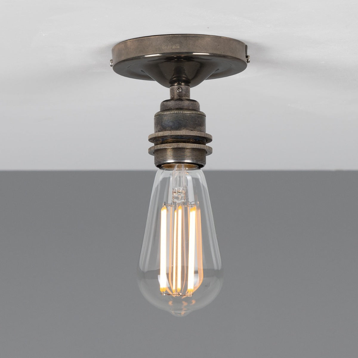 Bexter Vintage Flush Ceiling Light 10cm IP20 - View 6