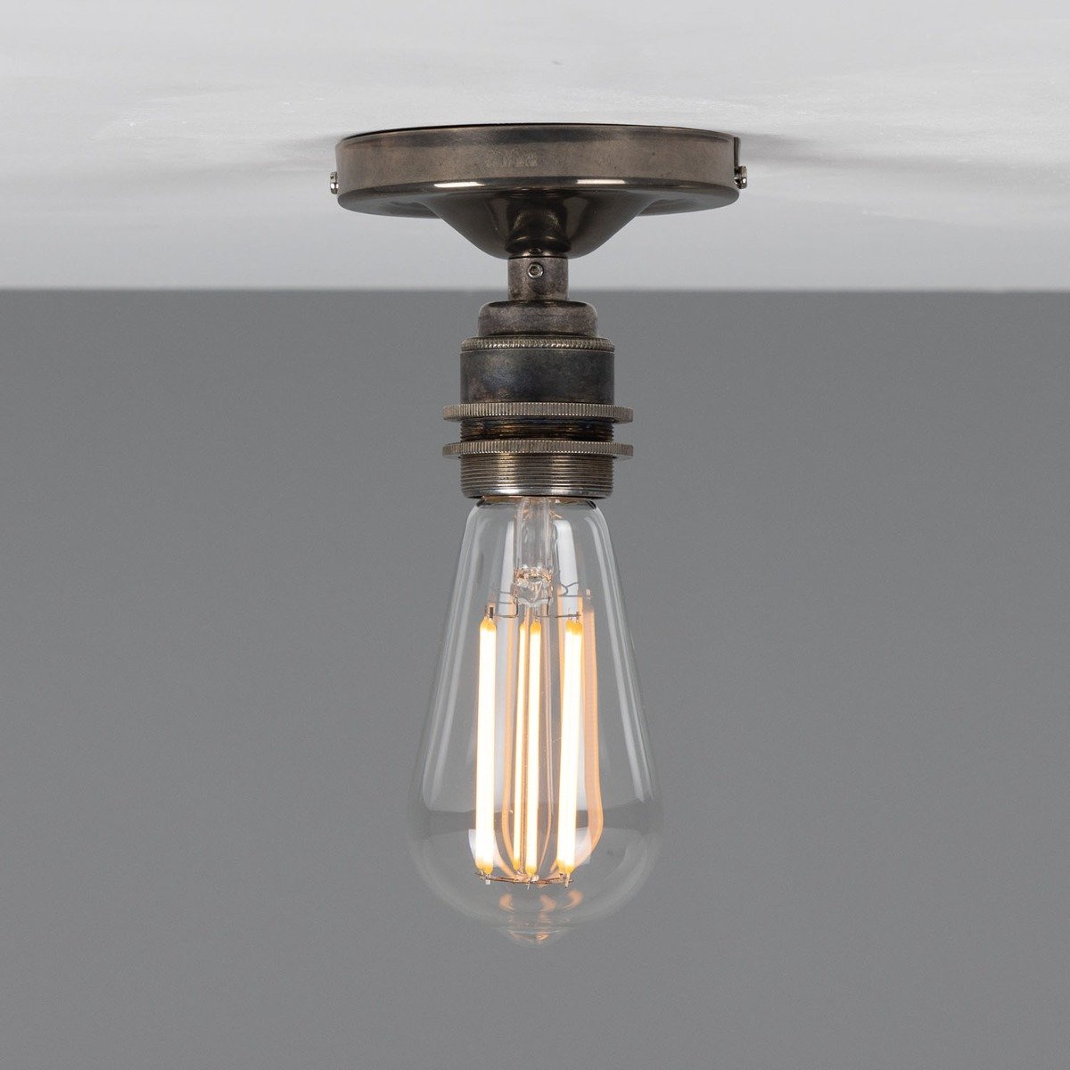 Bexter Vintage Flush Ceiling Light 10cm IP20 - View 5