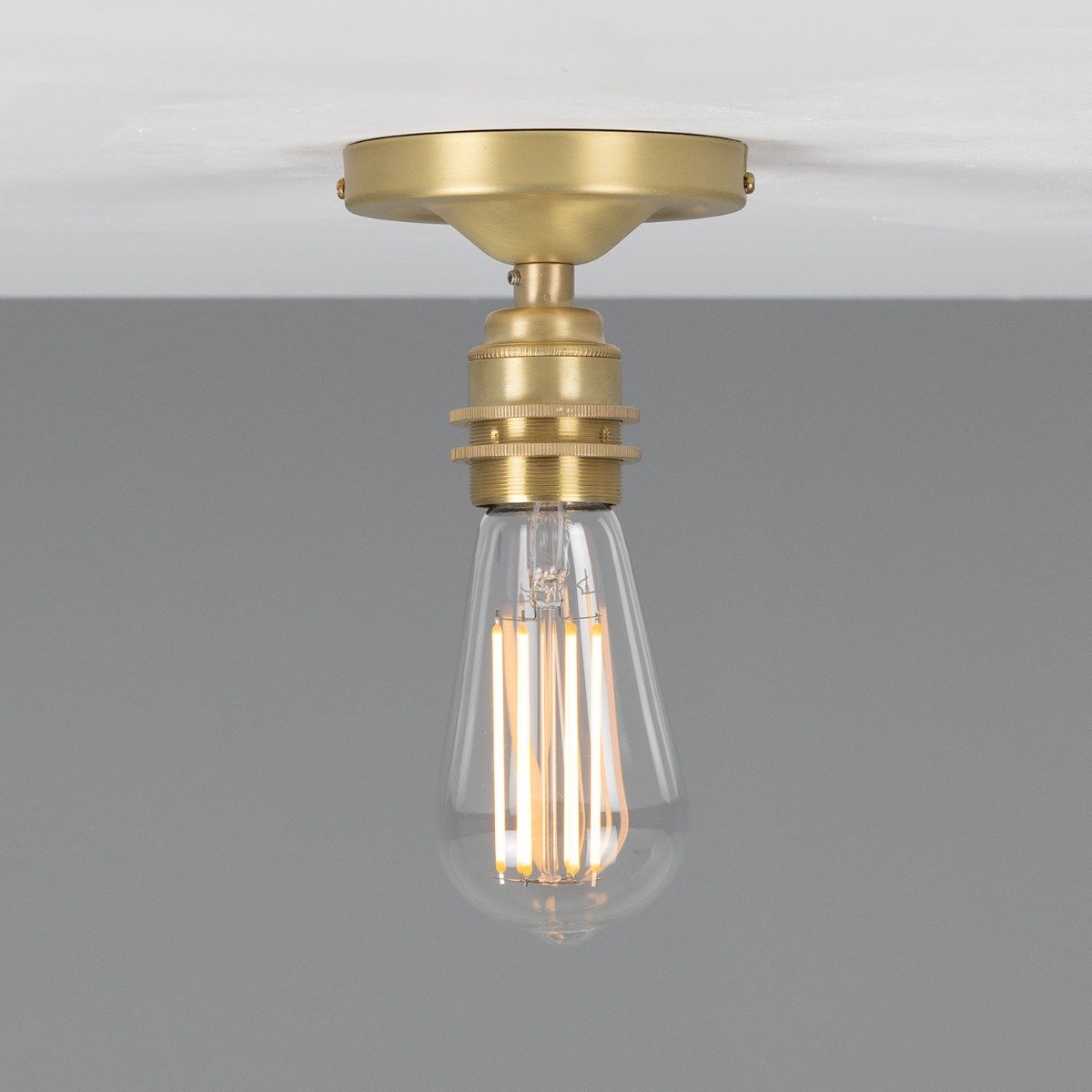 Bexter Vintage Flush Ceiling Light 10cm IP20 - View 9