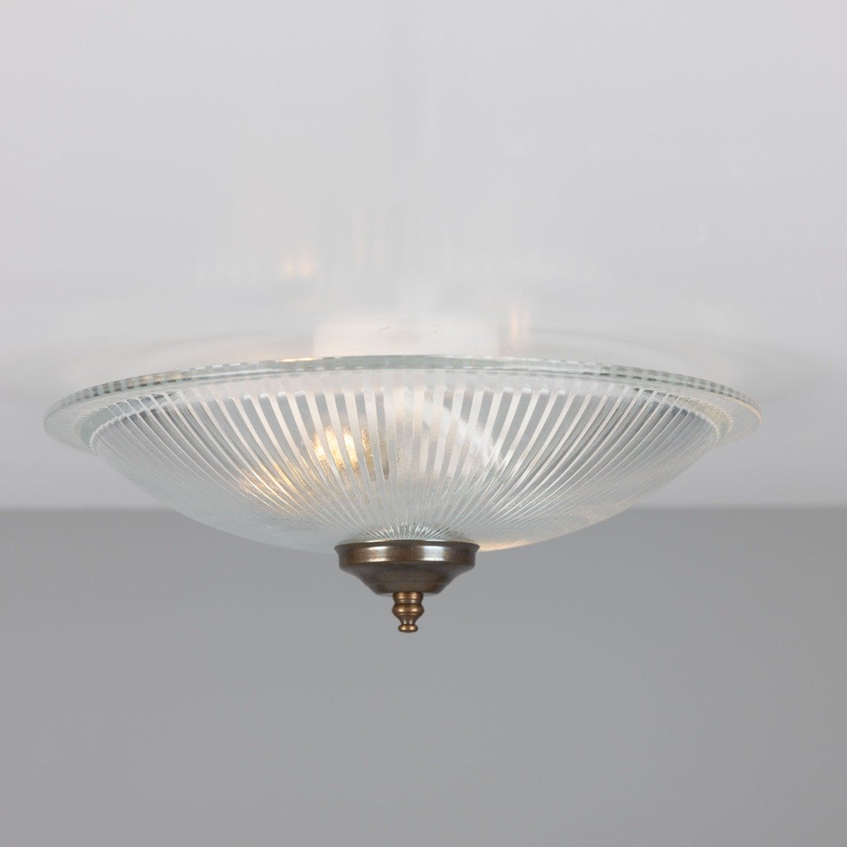 Nicosa Shallow Prismatic Ceiling Light - Main View