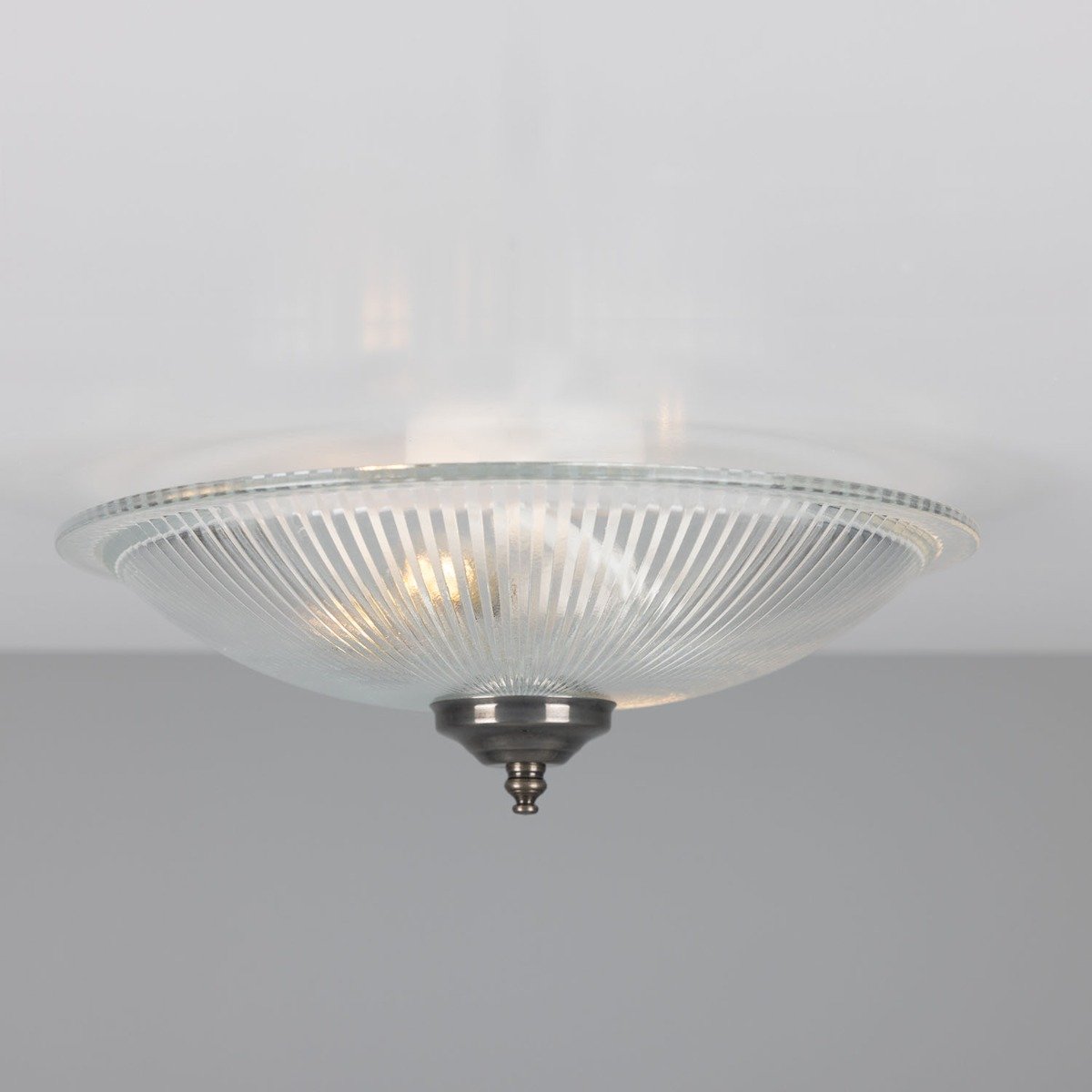 Nicosa Shallow Prismatic Ceiling Light - View 2