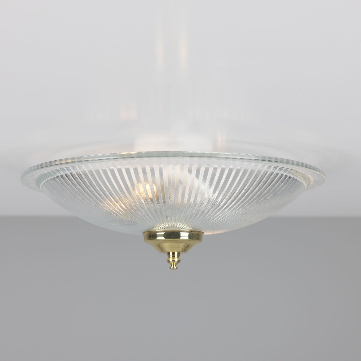 Nicosa Shallow Prismatic Ceiling Light - View 3