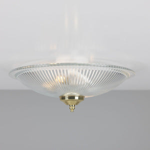 Nicosa Shallow Prismatic Ceiling Light - View 3