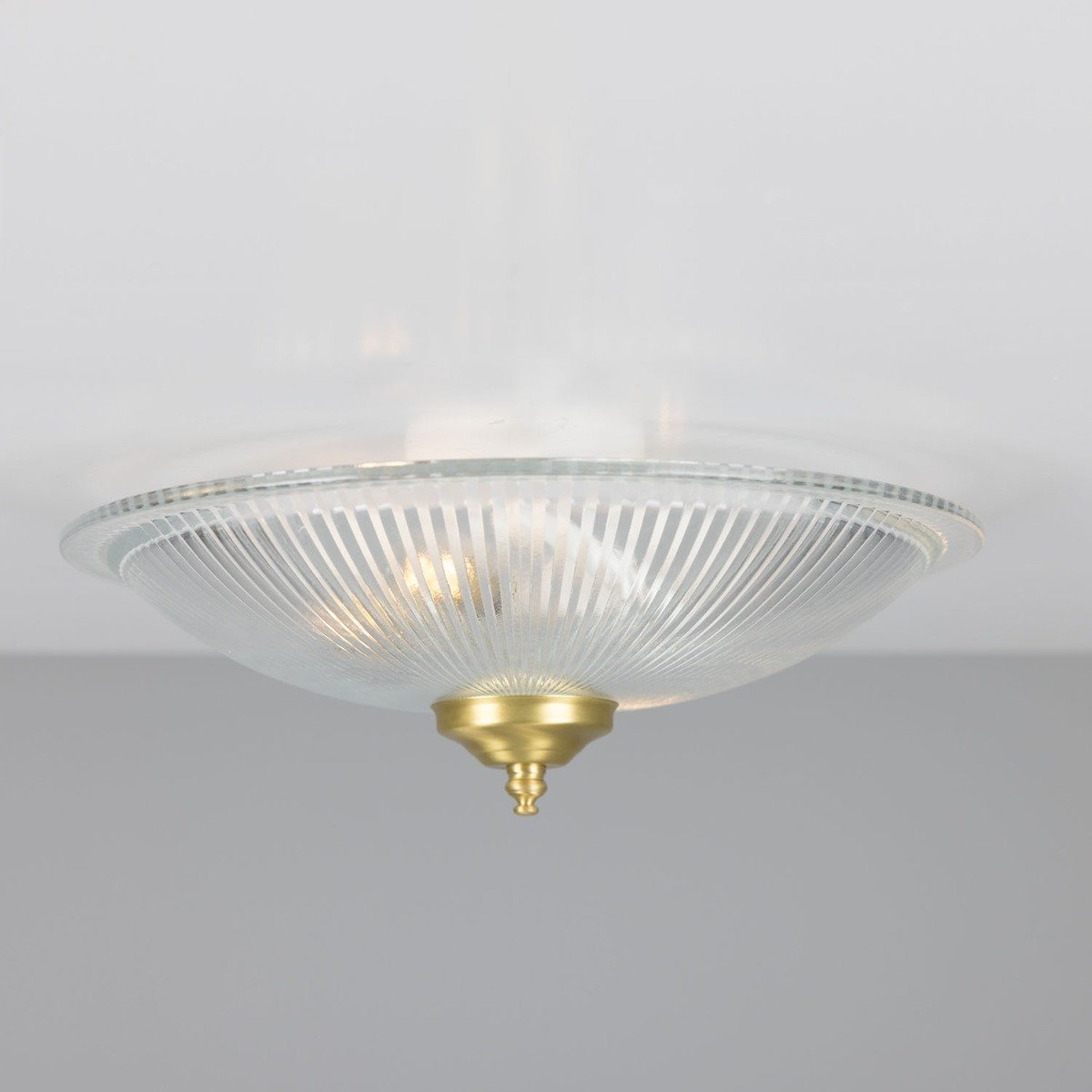 Nicosa Shallow Prismatic Ceiling Light - View 4