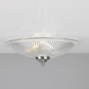 Nicosa Shallow Prismatic Ceiling Light - View 6