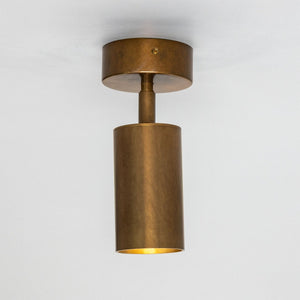 Evanston Directional Brass Ceiling Spotlight - View 3