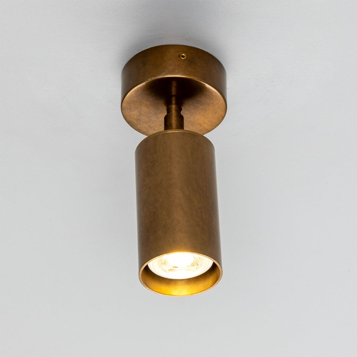 Evanston Directional Brass Ceiling Spotlight - View 1