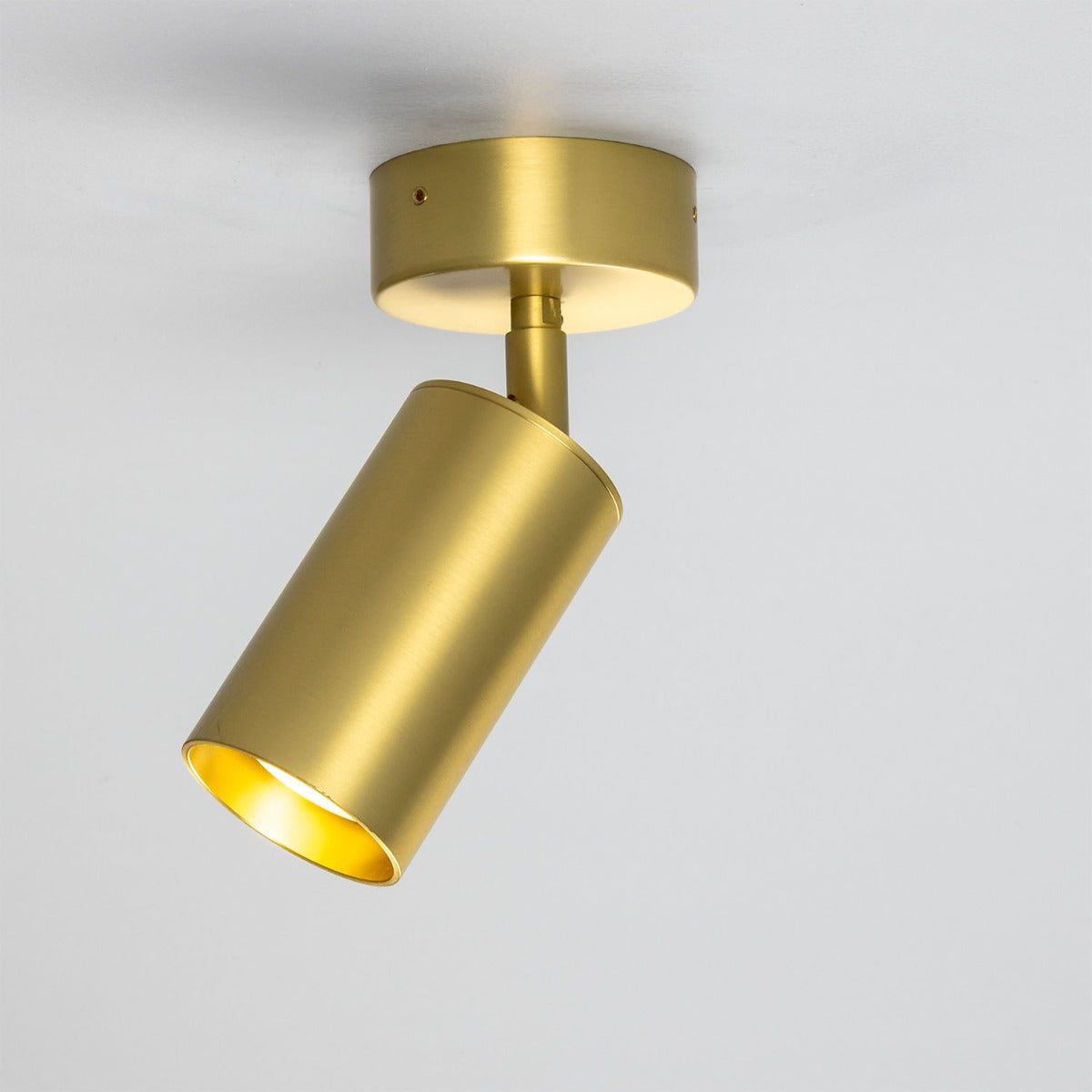 Evanston Directional Brass Ceiling Spotlight - View 11