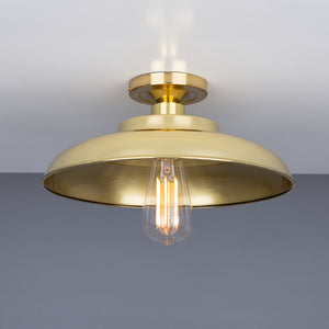 Telal Industrial Factory Flush Ceiling Light 32cm IP20 - View 5