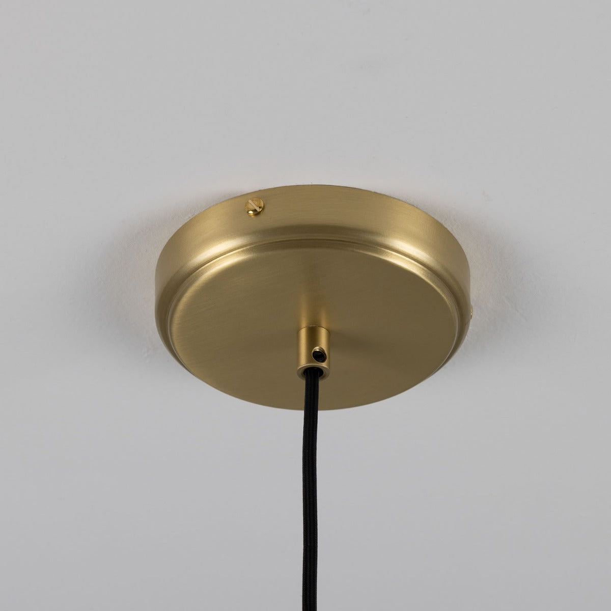 Pyrus Organic Ceramic Bathroom Pendant Light 28cm, Matte White Striped IP44 - View 18