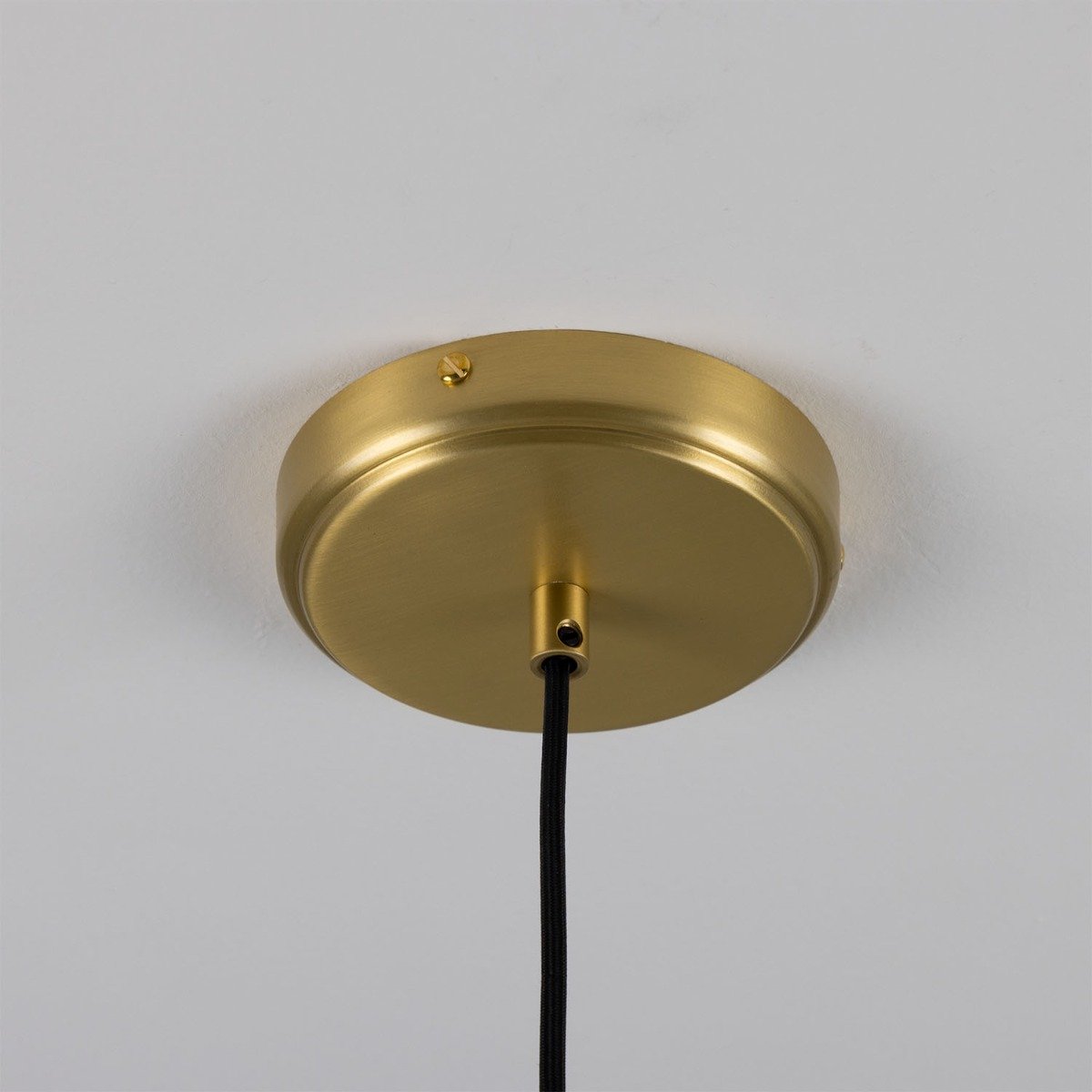 Osier Organic Ceramic Pendant Light 11.5cm, Matte White Striped - View 20