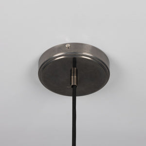 Nakaii Organic Ceramic Pendant Light 20cm, Black Clay - View 5