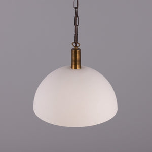 Kauri Rounded Dome Pendant Light, Matte White 37cm IP20 - View 4