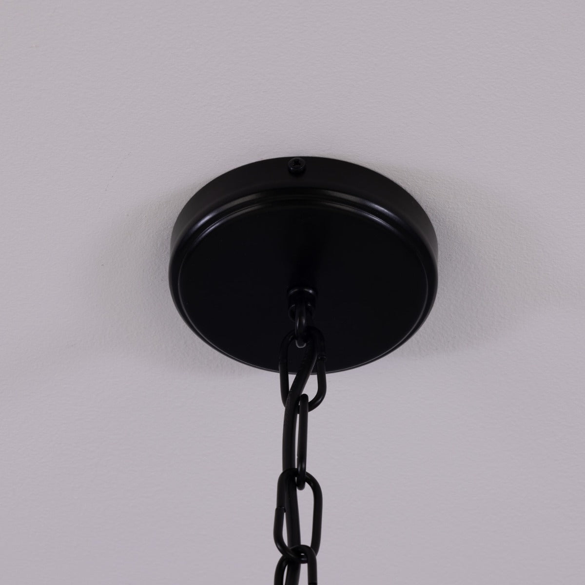 Kauri Rounded Dome Pendant Light, Matte White 37cm IP20 - View 16