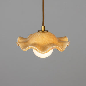 Rivale Pendant Light with Wavy Ceramic Shade, Oatstone 21cm IP20 - View 15