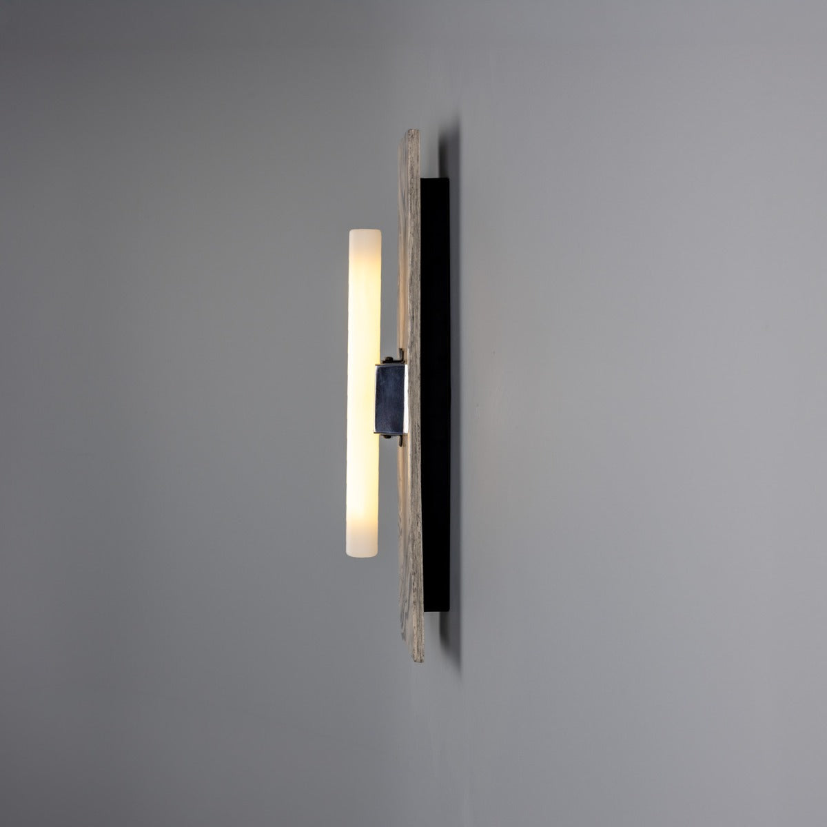 Capua Marbled Rectangular Ceramic Wall Light, 50cm IP20 - View 3